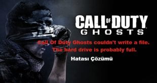 Call Of Duty Ghosts couldnt write a file The hard drive is probably full1