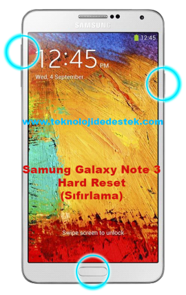 Samsıng Galaxy Note 3 Hard Reset