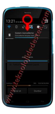 General Mobile Discovery Yazılım Güncelleme