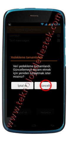 General Mobile Discovery Yazılım Güncelleme