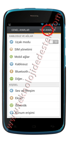 General Mobile Discovery Yazılım Güncelleme