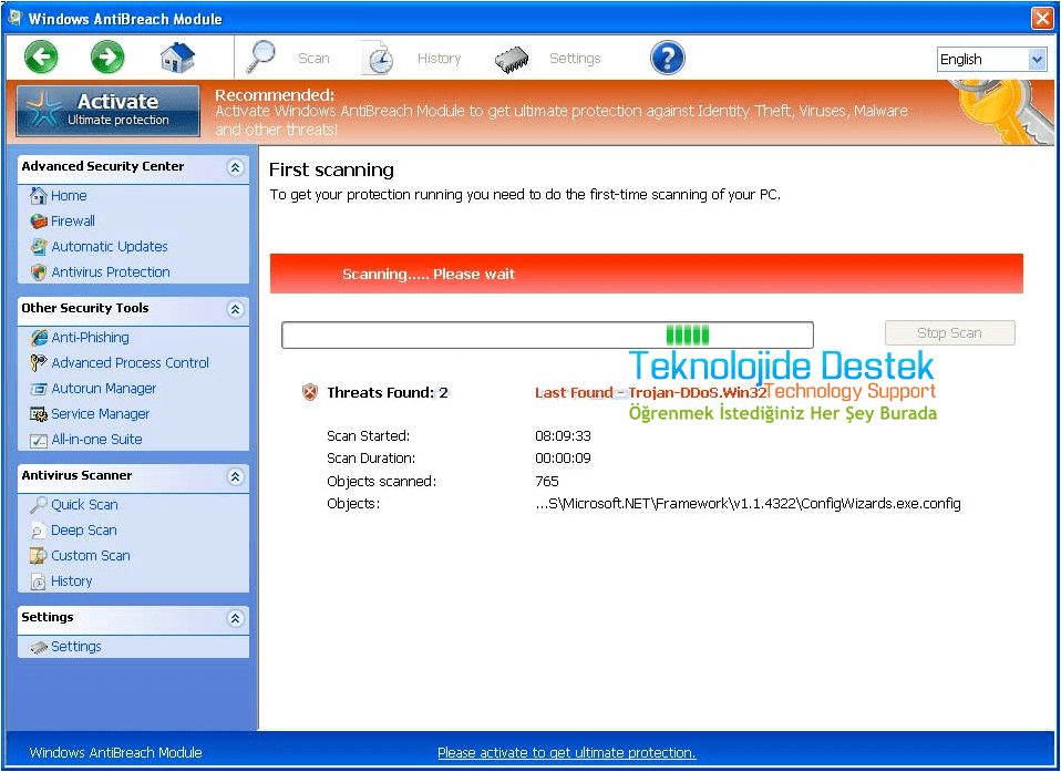 Windows AntiBreach Module Kaldırma, Windows AntiBreach Module Nedir, Windows AntiBreach Module Nasıl Kaldırılır, Windows AntiBreach Module Temizleme, Windows AntiBreach Module Virüs, Virüs Temizleme, Windows AntiBreach Module Remove, Windows AntiBreach Module Removal Guide,