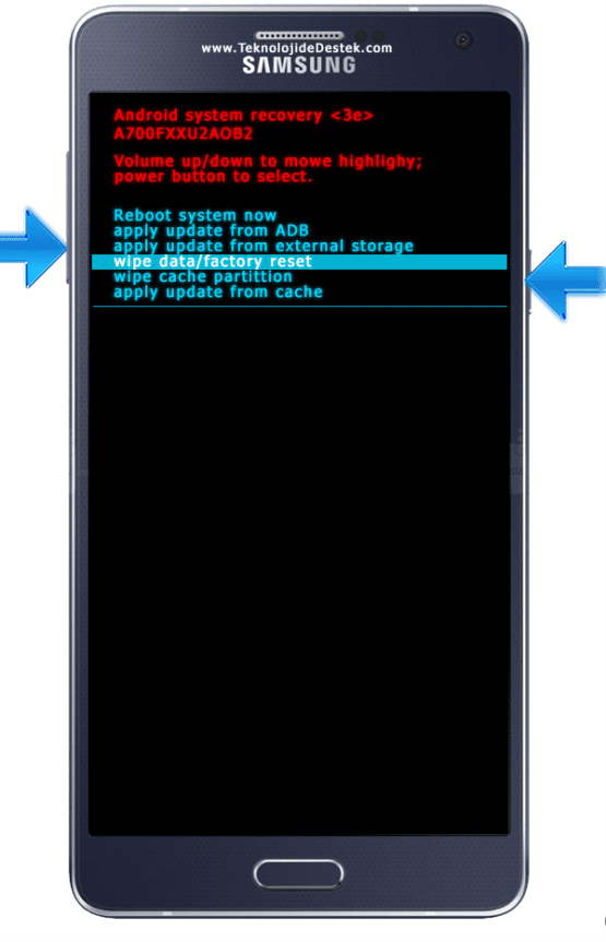 Samsung Galaxy A7 Hard Reset 01