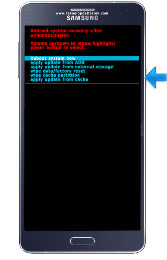 Samsung Galaxy A7 Hard Reset 03