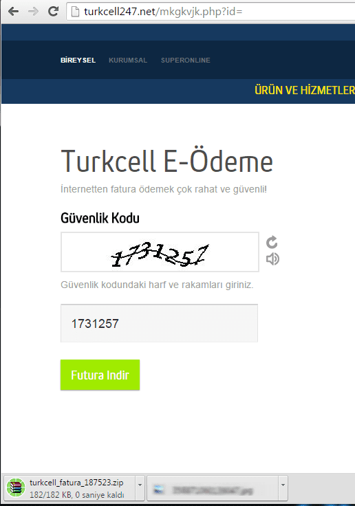Turkcell Fatura Bilgilendirme, Turkcell Virüslü Fatura, Turkcell Sahte Fatura, Turkcell Virüslü E-Posta, Turkcell Virüslü Mail,