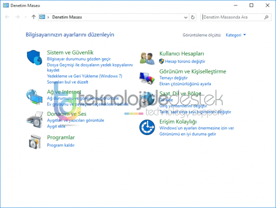 Windows 10 Sistem Geri Yükleme Makalesi için Hazırladığımız Ekran Görüntüleri 02