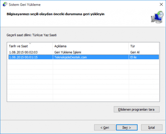 Windows 10 Sistem Geri Yükleme Nasıl Yapılır Makale Görseller 08
