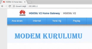 Huawei HG658C V2 Modem Kurulumu 00