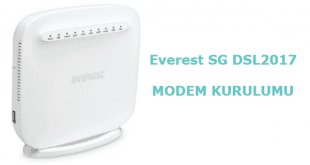 Everest SG DSL2017 Modem Kurulumu