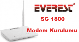 everest modem kurulumu, everest sg 1800 modem şifre değiştirme, everest sg 1800 modem kurulumu, everest sg 1800 kurulum,