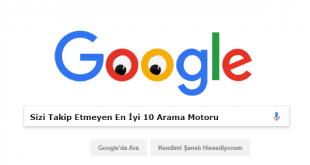 Sizi Takip Etmeyen En iyi 10 Arama Motoru belirttik.