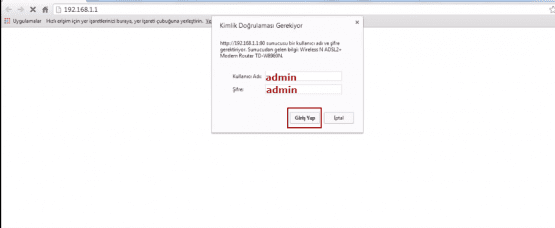 tp-link td-w8968n modem kurulumu