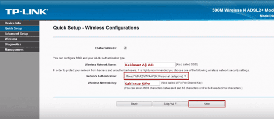 tp-link td-w8968n modem kurulumu