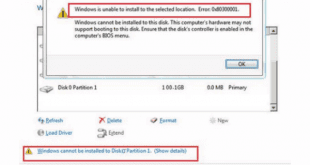 the selected disk is of the gpt partition style hatası, windows cannot be installed to this disk hatası, windows is unable to install to the selected location, gpt disk hatası, gpt disk nedir,