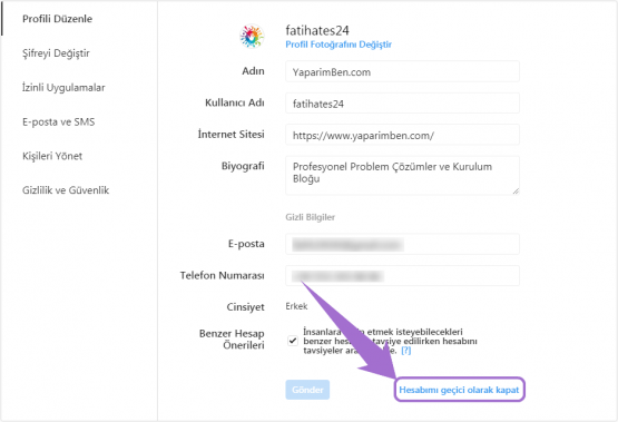 Instagram Dondurma Nasıl Yapılır