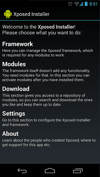 android xposed framework nasıl yüklenir