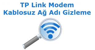 tp link modem kablosuz ağ adı gizleme işlemleri görsel anlatım.