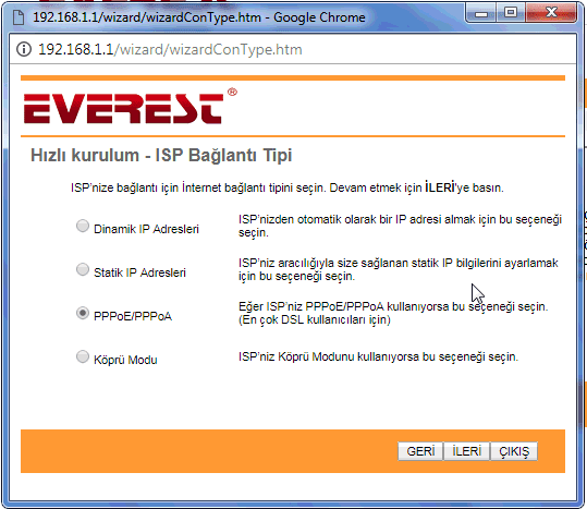 everest sg 1250 modem kurulumu, everest sg-1250 modem kurulumu, everest modem kurulumu,
