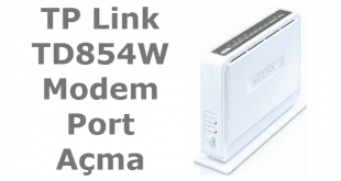 TP Link TD854W Modem Port Açma Nasıl Yapılır: Bu makalemizde TP-Link TD854W modem port, işlemini nasıl yapacağınızı yazılı ve görsel olarak anlatacağız.