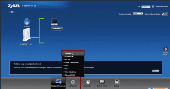 ZyXEL P660HN T1 v2 Modem Kurulumu yada kablosuz ayarları arayüz şifresi ıp adresi hakkında sorun yaşayana çözüm.