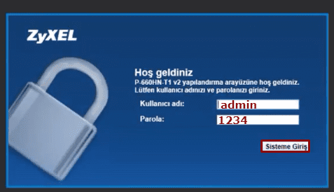ZyXEL P660HN T1 v2 Modem Kurulumu yada kablosuz ayarları arayüz şifresi ıp adresi hakkında sorun yaşayana çözüm.
