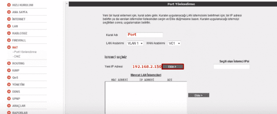 airties 5440 modem port açma, airties 5440 port açma, airties 5440 modem kamera port açma, airties 5440 kamera port açma,