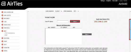 airties 5440 modem port açma, airties 5440 port açma, airties 5440 modem kamera port açma, airties 5440 kamera port açma,