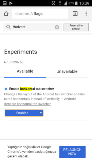 android chrome yan sekme özelliği, android chrome ayarları, android için chrome'a yan sekme ekleme, chrome yan sekme nasıl eklenir android,