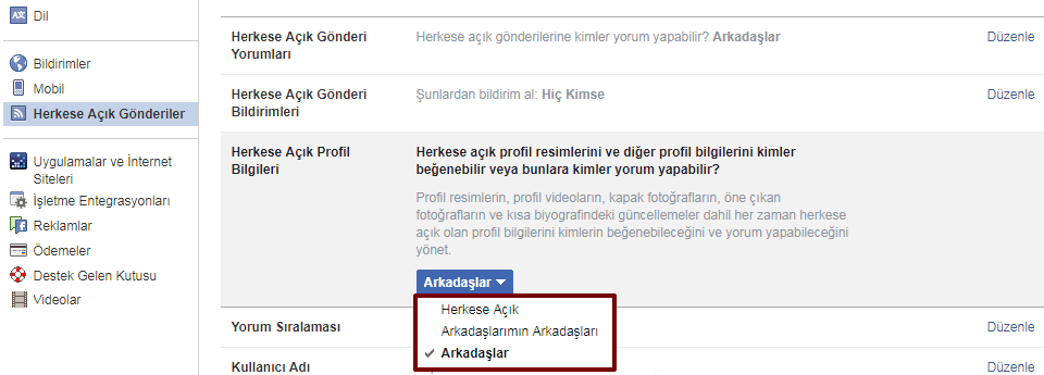 facebook beğeni kaldırma, facebook beğenileri gizleme,