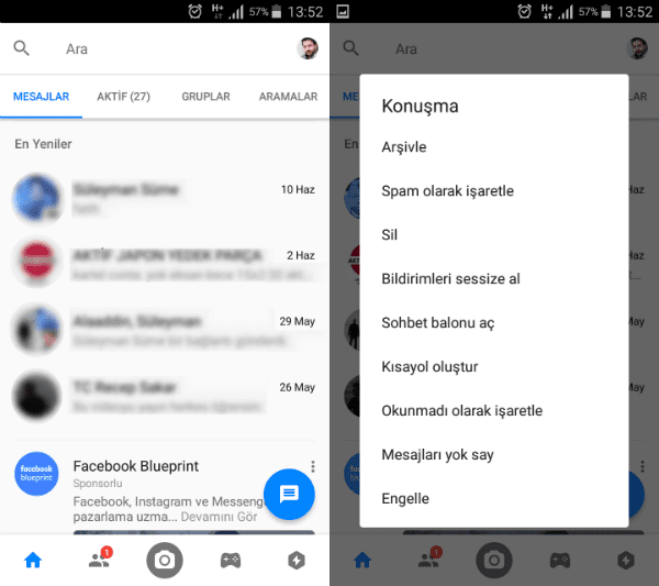 Android Facebook Messenger'da Bir Kişiyi Engelleme: Birisinin sonu gelmeyen mesajlarını almaktan bıktınız mı? Engelleyelim kafanız rahat etsin.