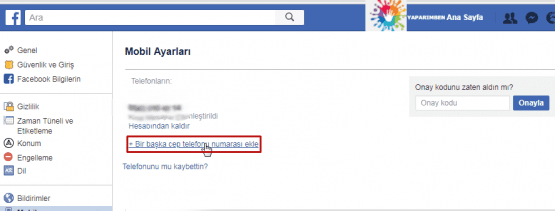 facebook telefon numarası kaldırma, facebook telefon no kaldırma, facebook numara kaldırma,