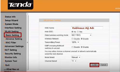 tenda w548d, tenda w548d arayüz şifresi, tenda w548d modem kurulumu,