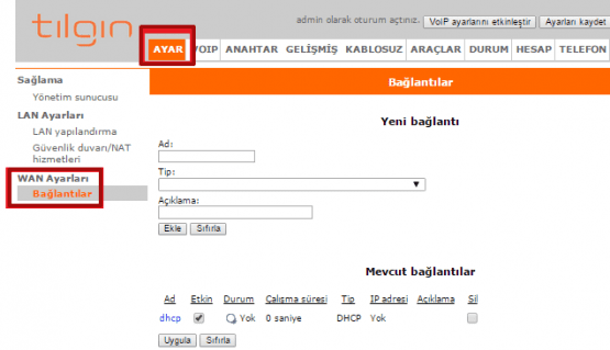 tılgın hg1332 modem kurulumu, tilgin hg1332 modem şifresi, tılgın hg1332 modem ayarları