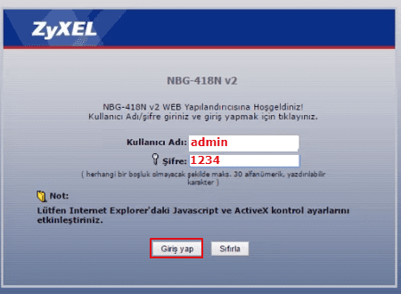 Zyxel nbg-418n v2 repeater, zyxel nbg-418n v2, zyxel nbg-418n v2 kurulum, zyxel nbg-418n v2 arayüz giriş.