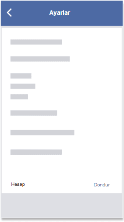 facebook hesap dondurma linki, facebook hesap dondurma android,