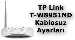 TP Link TD-W8951ND Kablosuz Ayarları, şifre değiştirme ve kanal ayarları
