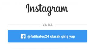 instagram facebook ile giriş nasıl yapılır.