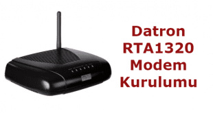 datron rta1320, datron rta 1320, datron rta1320 modem kurulumu, datron rta1320 kurulum,