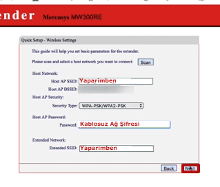 TP Link Mercusys Kablosuz Ağ Genişletici Kurulumu