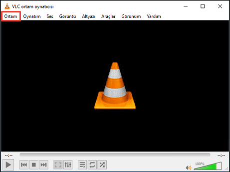vlc de video döndürme