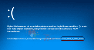 Thread Stuck in Device Driver Hatası ve Çözümü
