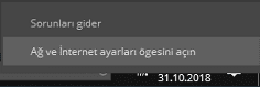 Ethernet Geçerli Bir IP Yapılandırmasına Sahip Değil