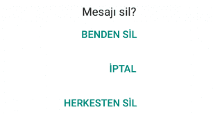 Okunmadan Önce WhatsApp Mesajlarını Silmek