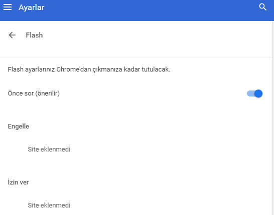 Chrome Bu Eklenti Desteklenmiyor Hatası