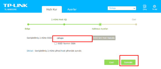 TP-Link WA850RE Menzil Genişletici Kurulumu