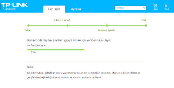 TP-Link WA850RE Menzil Genişletici Kurulumu
