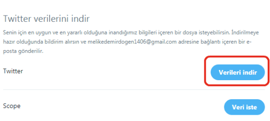 Twitter Arşiv İndirme Nasıl Yapılır