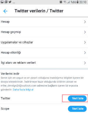 Twitter Arşiv İndirme Nasıl Yapılır