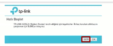 TP Link TD-W8101G Modem Kurulumu