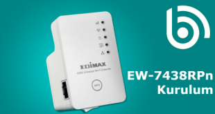 Edimax EW 7438RPn Kurulum Makalemizde Edimax EW 7438RPn Mini Kurulumu Gerçekleştirilmiştir.